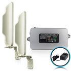 Smoothtalker Stealth X2-60dB Kit amplificateur de signal de téléphone portable haute puissance, couvre jusqu'à 5000 pieds carrés-Réduction d'appels interrompus