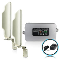 Smoothtalker Stealth X2-60dB Kit amplificateur de signal de téléphone portable haute puissance, couvre jusqu'à 5000 pieds carrés-Réduction d'appels interrompus