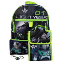 Bioworld Ensemble de sac à dos 5 pièces - 16 po - Toy Story Buzz Lightyear-Licence officielle: Cette marchandise Star Wars est 100 % authentique, ce qui en fait le cadeau idéal pour les fans et les collectionneurs!