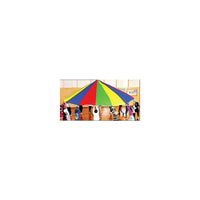 Parachute de sport Martin avec 16 poignées, 20'-Matériau en nylon indéchirable multicolore pour une durabilité accrue