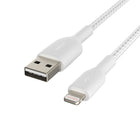 Câble Belkin Lightning vers USB-A 3' - Blanc-4