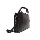 Ashlin® Serviette mince Winchester avec une longue courroie et 2 poignées, noir-Les poches intérieures comprennent 4 pochettes pour cartes et des boucles à stylo.