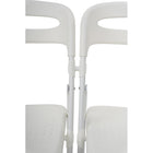 Can-Bramar – Office Foldo – Chaises pliantes polyvalentes – Ens. de 4 -Conception aérée: Restez au frais lors de réceptions, de concerts et d’événements sportifs extérieurs, chaises pliantes pour cafétérias, salles de conférence et salles de réunion 