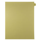 Mark Maker – Onglets séparateurs juridiques beiges, 1/15 onglets, format lettre, sans trous, numéro 76, 25/paquet-Onglets séparateurs beiges, 1/15 onglets