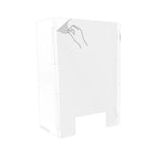 Eddie's Hang-Up Display Ltd, Écran de protection des caissiers - Acrylique Transparent-Charnières en acrylique
