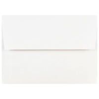 JAM Paper Enveloppes invitation de format A7, 5,25 x 7,25 po, blanc, 100/paquet-Enveloppes d’invitation