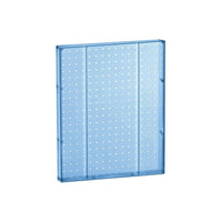Azar Displays – Tableau mural à 1 côté avec panneau perforé, 20 x 16 po, bleu translucide, 2/paquet (771620-BLU)-Pour surfaces planes