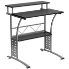 Flash Furniture Bureau d'ordinateur Clifton noir-Style contemporain