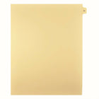 Markmaker - 25 tabs/PQT, 5 PQT/Boite, Intercalaires imprimes Legal, Chamois, 1/15th coupe| format lettre, sans trous, Numero 61-Intercalaires imprimes Legal