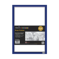 Seco - Snap Affiche Cadre Cas - 18" x 24" - Bleu-Cadre affiche