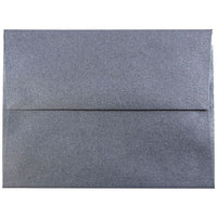 JAM Paper Enveloppe Stardream A2 à effet métallisé, anthracite, 250/paquet-Enveloppes Stardream anthracite à effet métallisé