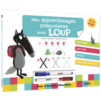 AUZOU - Mes apprentissages prescolaire avec Le Loup, Francais-Cahier d'exercises