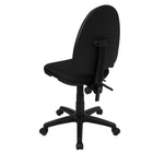 Flash Furniture – Fauteuil de bureau WLA654MGBK, noir-Mécanisme de contrôle à deux palettes