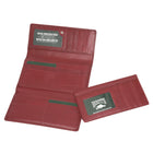 Roots - Femme Grand Portefeuille Pochette avec Chéquier Amovible - Rouge-Protection RFID
