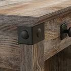Sauder 53"W La Collection Carson Forge Bureau - Finition Rustic Cedar-  Assemblage rapide et facile grâce au système de tiroirs T-lock