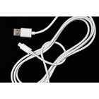 NXT Technologies - Câble tresse Lightning à USB, 6 pi, blanc-La conception du câble de decharge de traction permet de maintenir l'efficacite de charge jour apres jour. Teste pour supporter jusqu'à 10 000 cycles de pliage
