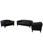 Flash Furniture – Mobilier de réception série HERCULES Imperial, noir (111SETBK)-Ensemble de réception contemporain