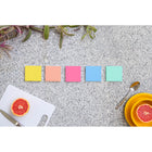 Post-it - Feuillets super collants - Collection Summer Joy - 3" x 3" - 90 feuilles/bloc - Paquet de 5 - 450 feuilles-5 blocs/paquet, 90 feuillets/bloc