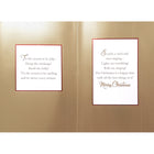 Rosedale Gold - Cartes de souhaits avec enveloppes "Joyeux Noël" - 5-1/2 po x 8 po - Anglais - Paquet de 6-Message extérieur: Joyeux Noël