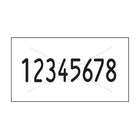 Garvey - Étiquettes de prix et de codes 2212 Garvey- 1 ligne - Blanche - 3 roul. de 1200 (098616)-Dimensions: 4,33 L x 7,68 L x 2,17 H po