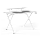 Staples - Emerge Bureau de jeu Vizon, 47 po, blanc-Bureau de jeu stratifié blanc