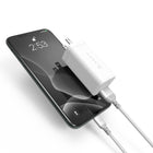 Adam Elements Chargeur OMNIA X6 A Ultra Compact Double Port USB-C et USB-A PD 65W - Blanc-Brancher et utiliser