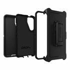 OtterBox - Coque Defender pour Samsung Galaxy S24 Plus - Noire-Un revêtement extérieur en caoutchouc robuste assure une adhérence résistante aux chutes