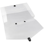 JAM PaperMD – Mallette, petit, 10 x 15 x 2, transparent, 2/paquet (2015 001g)-Matériau : Plastique