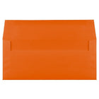 JAM Paper Enveloppes Brite Hue format livret pap. vélin recyclé, ferm. gommée, 4 1/8 x 9 1/2 po, orange, paq./100-Taille : No10 (4 1/8 x 9 1/2 po)