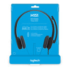 Logitech – Casque H151 pour ordinateur, noir (981-000587)-8