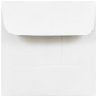 JAM Paper - 2,375 x 2,375 Mini enveloppes carrées - Blanc - Paquet de 50-Petites enveloppes blanches