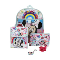 Bioworld Ensemble de sac à dos 5 pièces - 16 po - Disney Minnie Mouse-Licence officielle: Cette marchandise Spider-Man est 100 % authentique, ce qui en fait le cadeau idéal pour les fans et les collectionneurs!