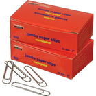 Staples - Trombones géants, nº 4, 50 mm, antidérapants, argent, paquet de 1000-Le moyen le plus facile et le plus rapide de garder tous vos papiers ensemble