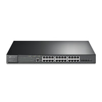 Commutateur Ethernet JetStream TL-SG3428XMP de TP-Link - Noir-24 ports L2 + Gigabit gérés