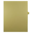 Mark Maker – Onglets séparateurs juridiques beiges, 1/25 onglets, format lettre, sans trous, numéro 110, 25/paquet-Onglets séparateurs beiges, 1/25 onglets