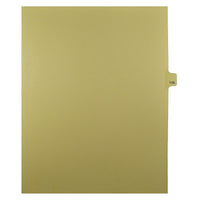 Mark Maker – Onglets séparateurs juridiques beiges, 1/25 onglets, format lettre, sans trous, numéro 110, 25/paquet-Onglets séparateurs beiges, 1/25 onglets