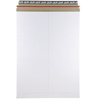 JAM Paper - Enveloppes d'expédition pour photos rigides avec bande adhésive, 13 x 18 po, blanc, paq./10-Taille : 12,75 x 15 po