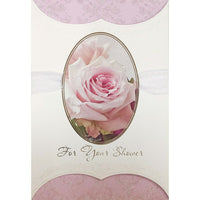 Rosedale – Cartes de souhaits et enveloppes, For Your Bridal Shower, doré, 5 1/2 x 8 po, 6/paquet (19917)-Imprimées sur du papier cartonné non couché de haute qualité
