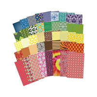 Roylco Toutes sortes de papiers de conception de tissu, paquet de 400-Concevez vos propres vêtements avec un éventail de couleurs et de motifs textiles !