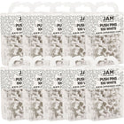 JAM Paper – Punaises, blanc, 10 paquets de 100, total de 1000 (222419055g)-Blanc