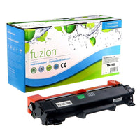 fuzion - Brother TN760 Cartouche De Toner Compatible - Rendement Haut - Noir-Couleur d'encre: Noir