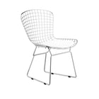 Nicer Furniture - chaise de salle à manger - blanc-Inox