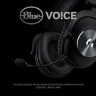 Logitech - Casque de jeu G PRO X avec Blue VO!CE - PC, Xbox One, PS5, PS4 - Noir-DTS Headphone:X 2.0 7.1 - Le son surround 7.1 nouvelle génération* offre une précision positionnelle et un ressenti de la distance améliorés, afin que vous sachiez où se trouvent vos adversaires avant qu'ils ne vous trouvent et que l'immersion dans vos jeux soit totale