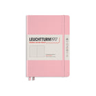 Leuchtturm1917 - Carnet à couverture rigide, Format Moyen A5, Rose poudre, Pointillé, 5 7/8" x 8 1/4"-251 pages numérotées
