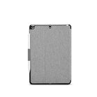 Solo IPD2303-10 Recycled, Antimicrobial, sleep/wake, multi angle viewing Slim Tablet Case with Stylus loop for 10.2" iPad - Grey-Couleur plus matériau et protection des détails : Gris, polyester recyclé (rPET), revêtement antimicrobien, imperméable