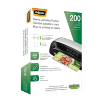 Fellowes - Pochettes de plastification thermique, lettre, 5 mil, paq./200-5 mil