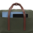 Samsonite - Virtuosa Sac Polochon à Roulettes - vert pin-La pochette de rangement avant comprend un porte-clés pour fixer et organiser vos effets personnels.