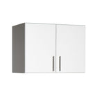 PrepacMC – Armoire murale empilable Elite 32 x 24 po, blanc-Bois composite stratifié de couleur blanche et de fabrication robuste en MDF