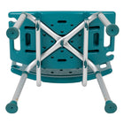 Flash Furniture Chaise De Bain Et Douche Réglable série HERCULES-dossier Extra Large-Teal(DCHY3501LTL)-Assemblage sans outil