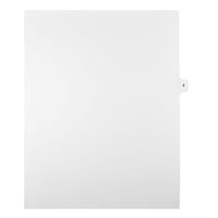 Mark Maker – Onglets séparateurs juridiques blancs, 1/15 onglets, format lettre, sans trous, numéro 6, 25/paquet-Onglets séparateurs blancs, 1/15 onglets